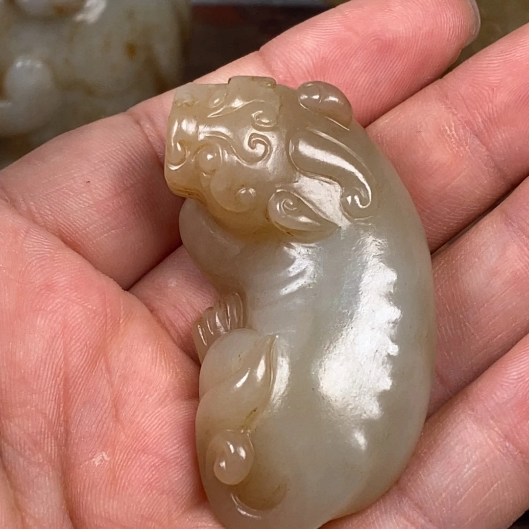 美***活非常精美的手把件