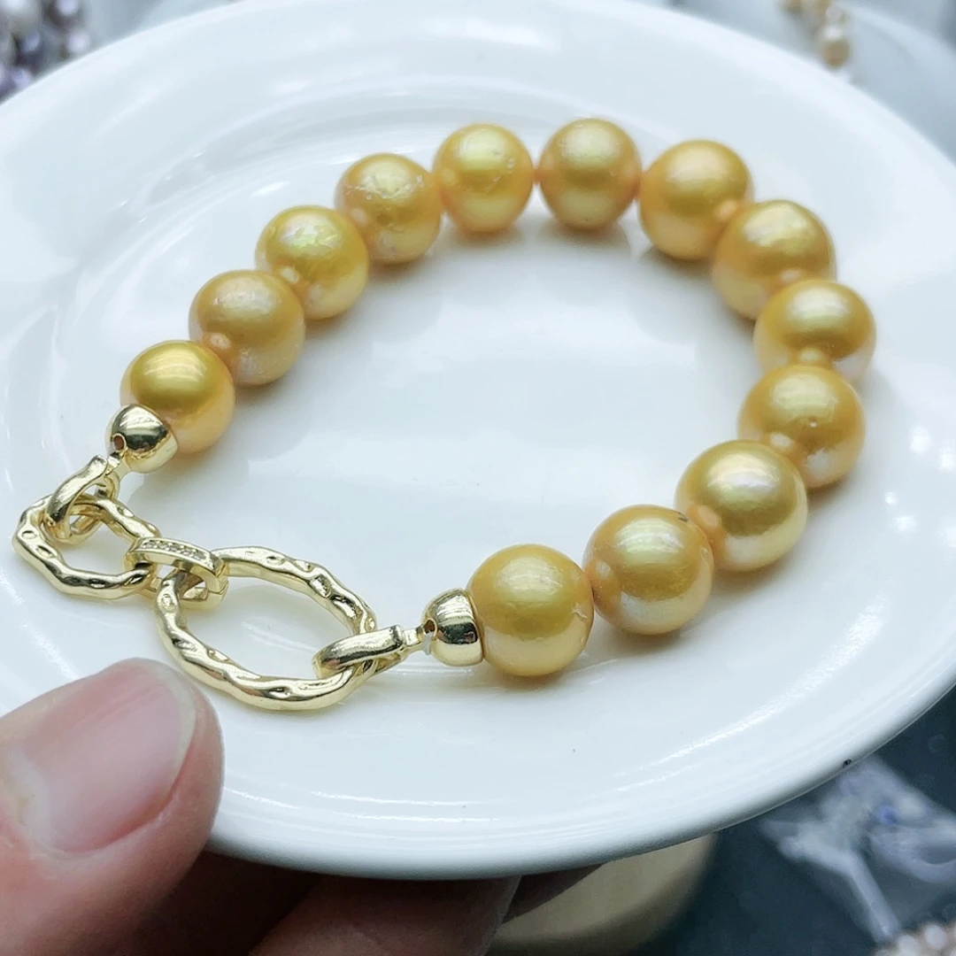 淡水珍珠颈饰钛钢