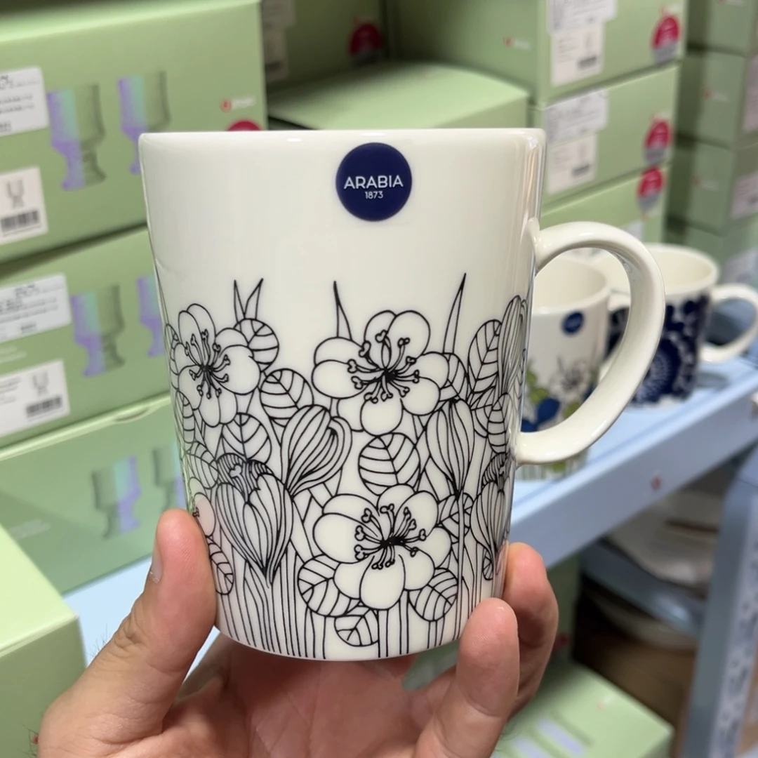 arabia仙草黑白500ml马克