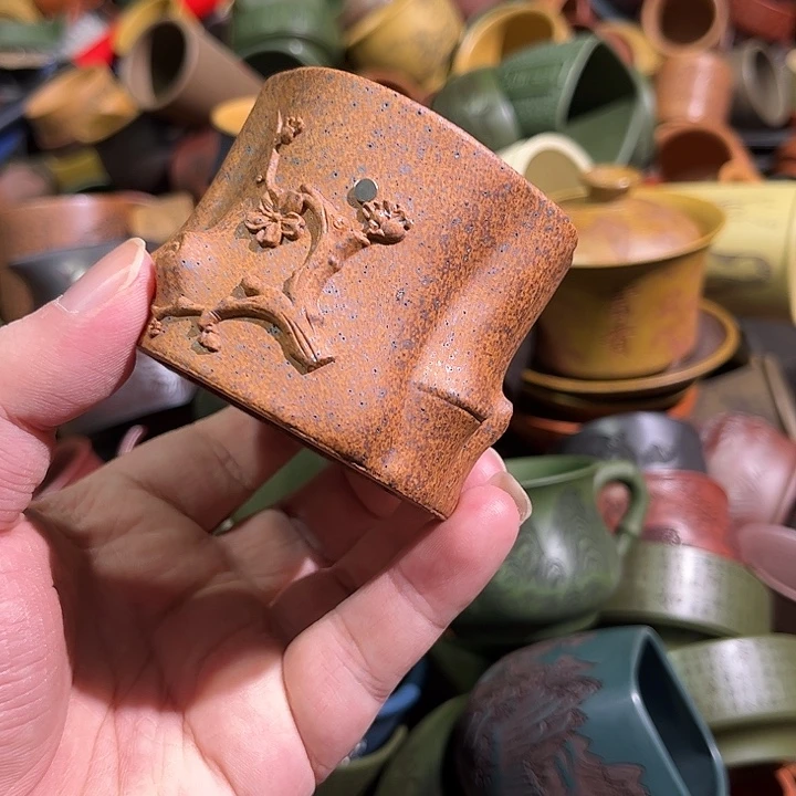 紫砂茶杯全手工紫砂主人杯