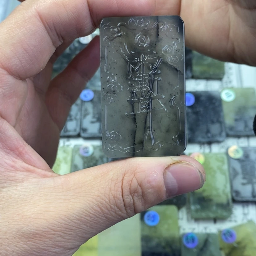 【闪购商品】岫玉颈饰未镶嵌岫玉紫薇讳吊坠