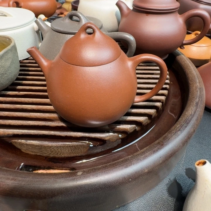 紫砂茶杯底槽清无添加130c