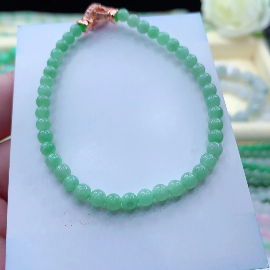 【闪购商品】翡翠毛衣链未镶嵌缅甸天然a货翡翠