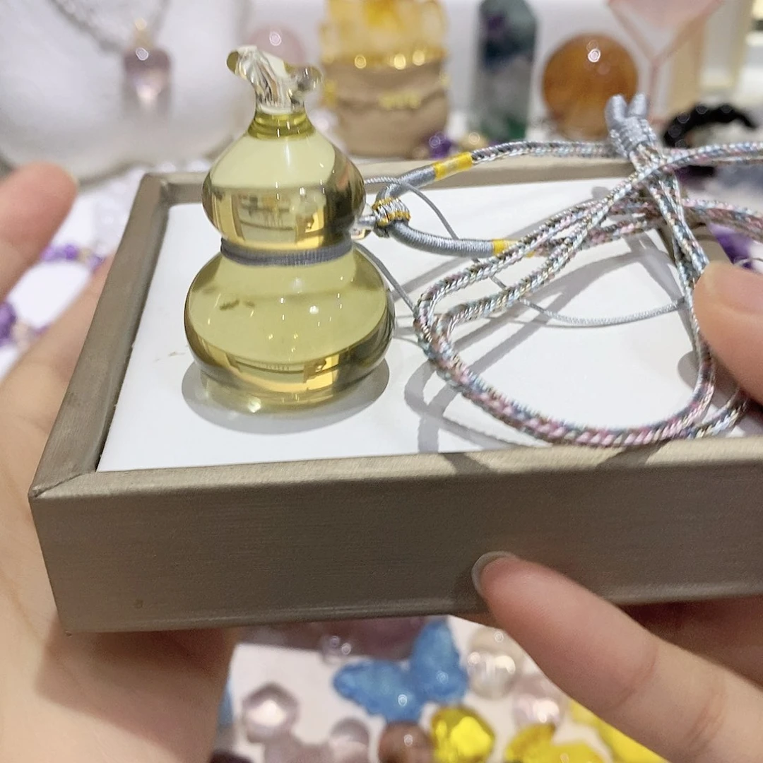 水晶珠宝半成品未镶嵌吊坠