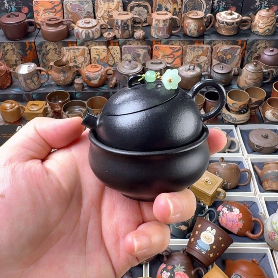 茶壶紫砂50cc一壶一杯
