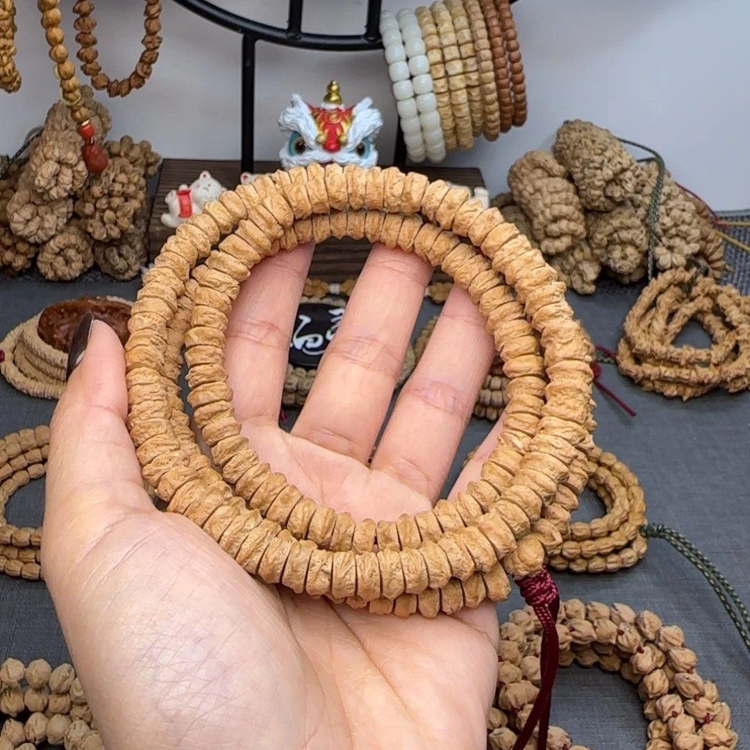 ****哈柏木手串/手链藏切药片