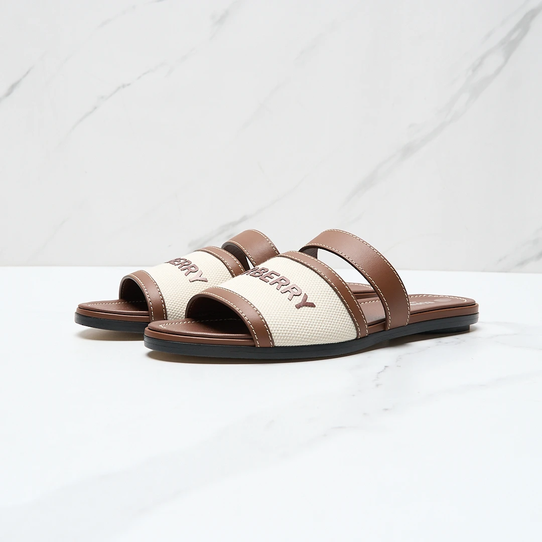 女士徽标印花凉鞋WDF300029