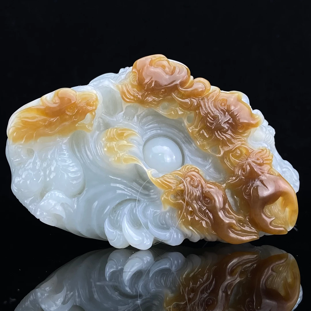 QW10021HC 和田玉 人中龙凤 /朵云轩