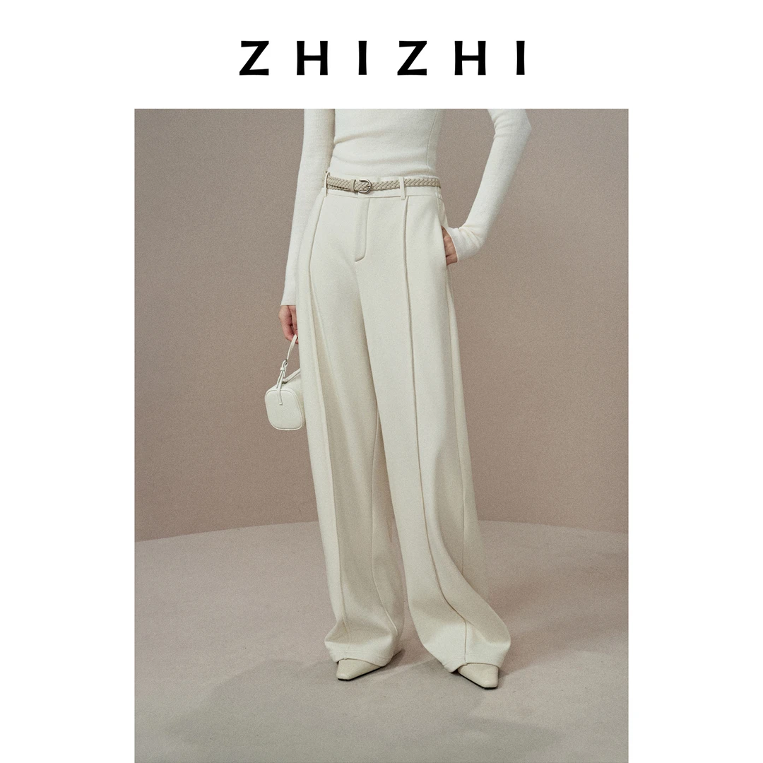 【橱窗】小镇西 厚磨毛泡芙卫裤冬季新款时尚休闲裤ZZ2EWWK1124