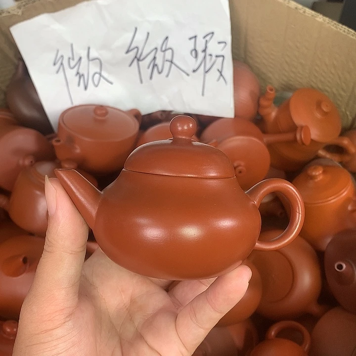 原矿朱泥茶具茶壶家用120