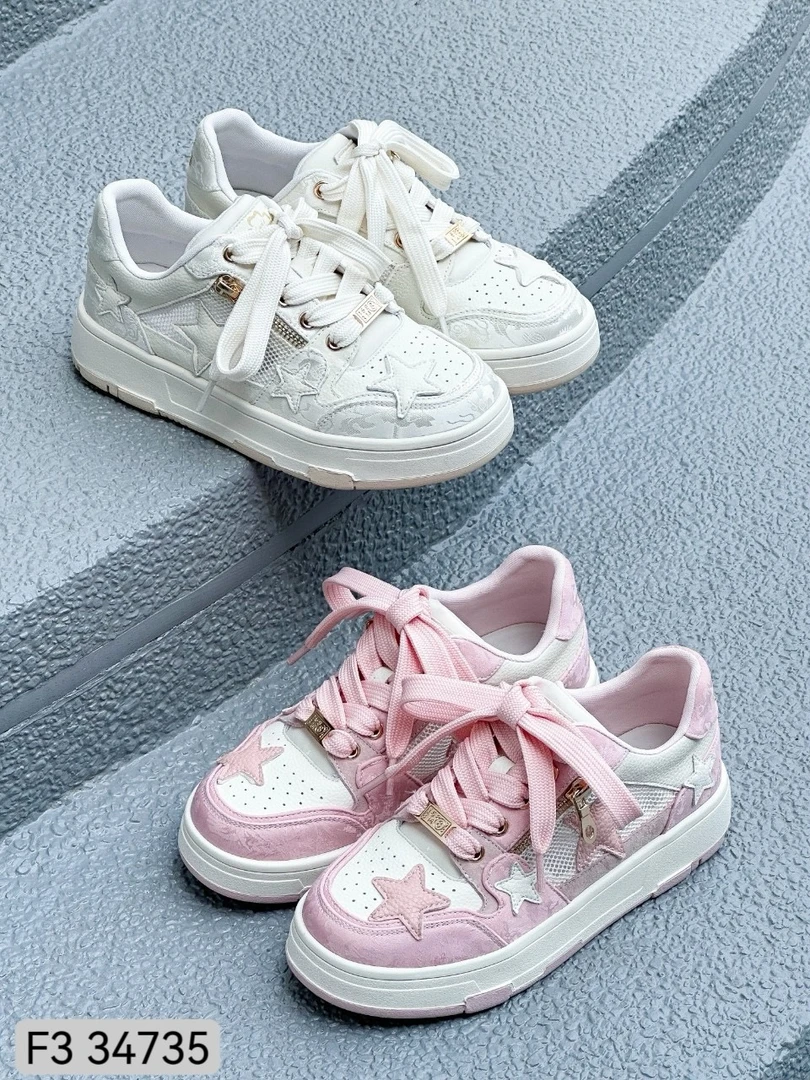 F3夏季新品刺绣网面板鞋34735