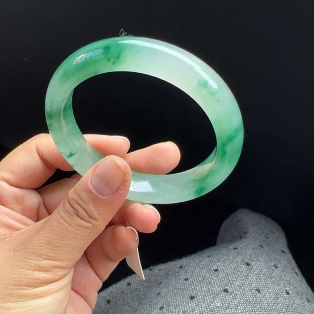 石英质玉未镶嵌手镯非洲翠5657