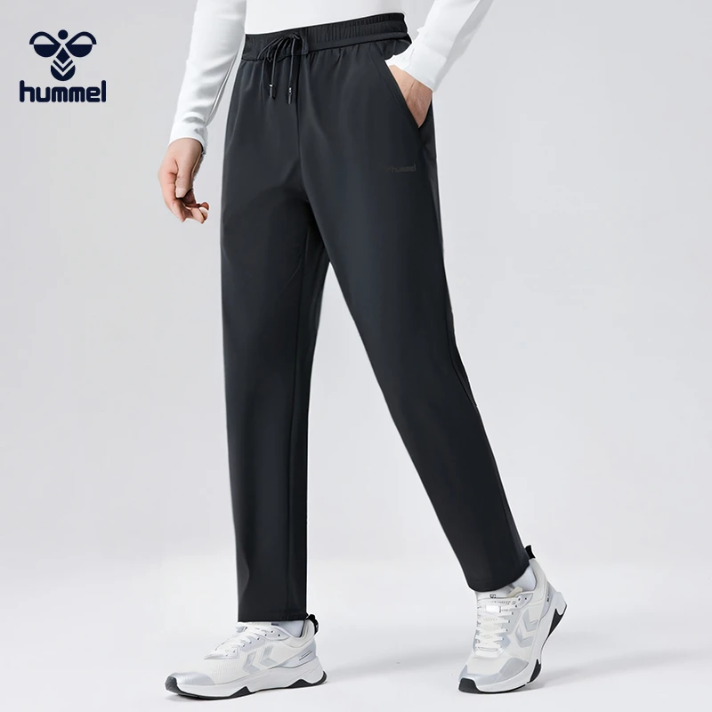HUMMEL春款户外休闲长裤男子修身直筒透气速干运动裤TFEK9726