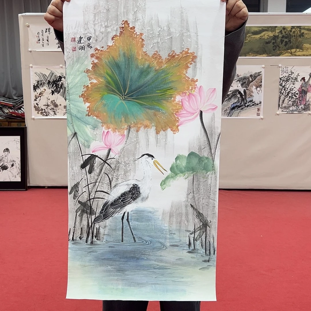 国画童建明老师艺术精品