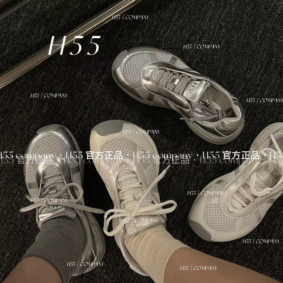 旷野之息-歪头伞型透网运动休闲鞋4cm62-2629【N】