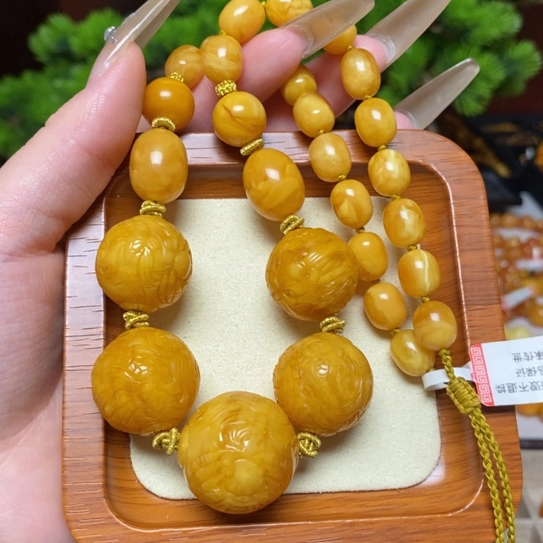 【闪购商品】蜜蜡颈饰未镶嵌项链