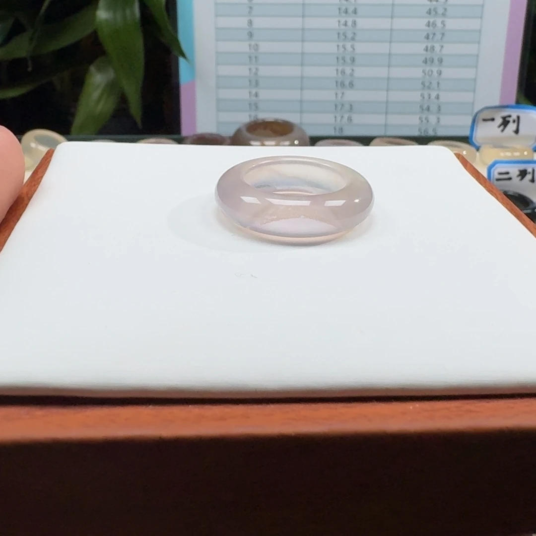 玛瑙/玉髓未镶嵌戒指Z17.1港14