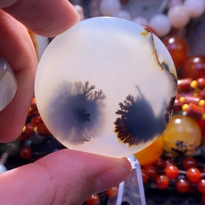 【闪购商品】玛瑙/玉髓颈饰未镶嵌桃***?