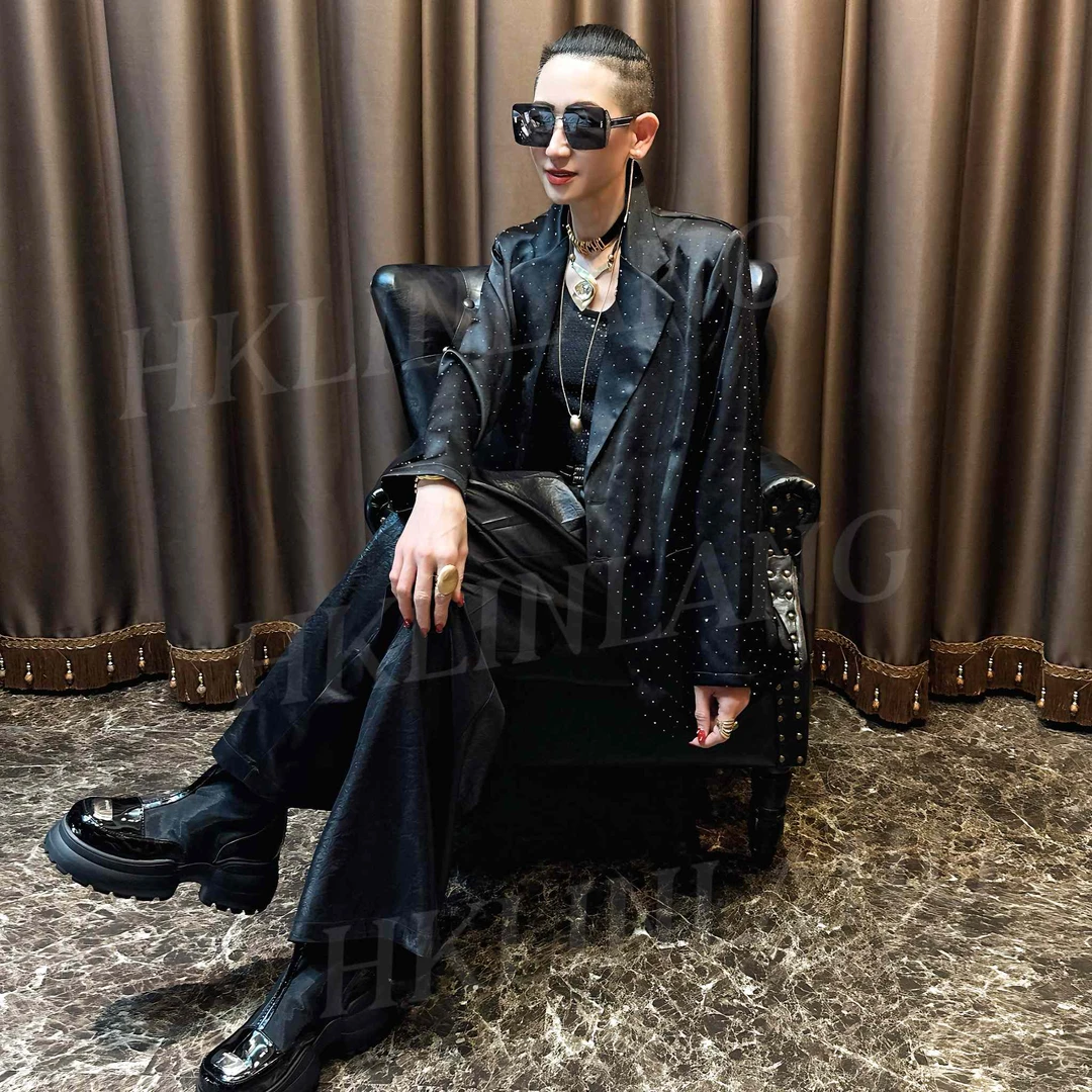 伦哥定制 I 时尚百搭满钻春夏款小西装2548#