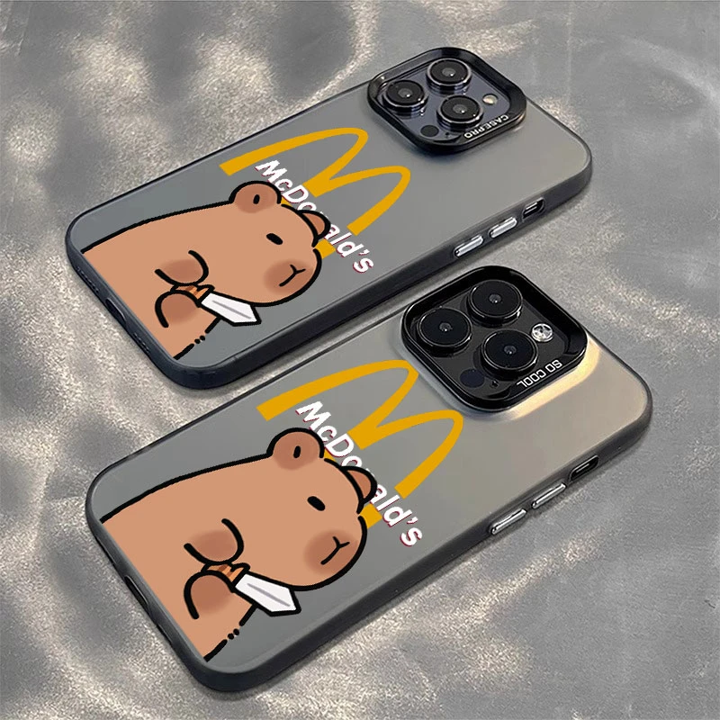 彩银壳卡皮巴拉适用苹果16华为oppo小米15vivo荣耀oppo红米iphone