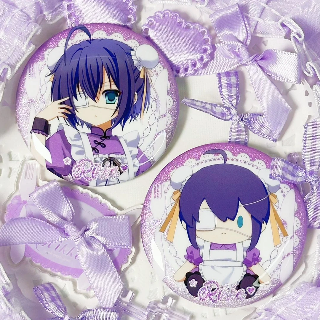 【大米不吃·古早甜品店】小鸟游六花 色纸吧唧pld画师授权同人