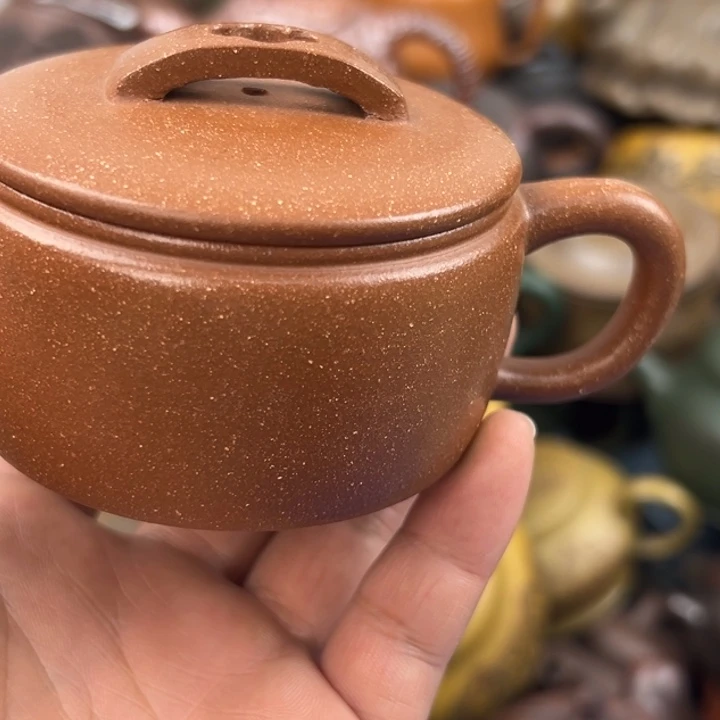 紫砂茶壶紫砂壶钮裂