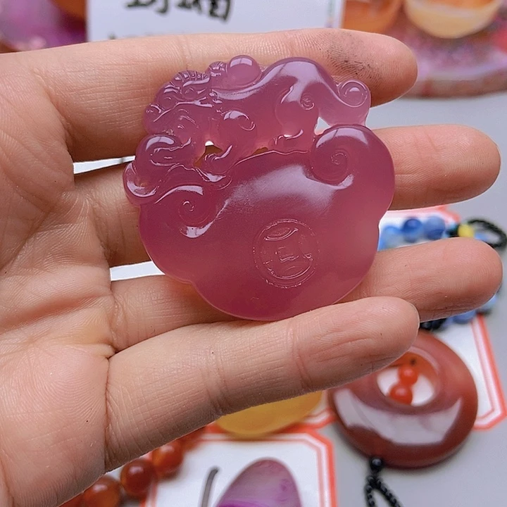 【闪购商品】玛瑙/玉髓珠宝半成品未镶嵌小*明