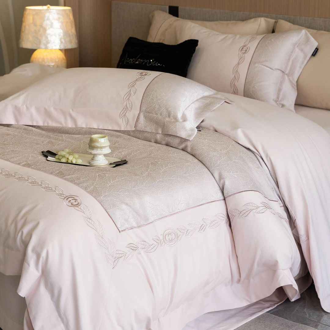 缙铂【秘境】高端轻奢秋冬季全棉工艺磨毛款四件套床上用品