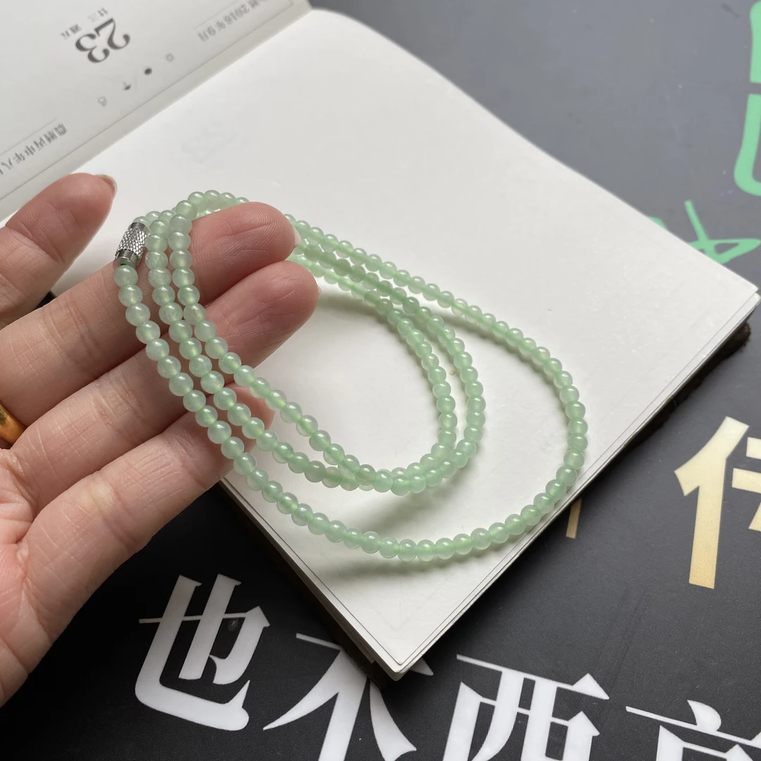 福利珠串小米珠项链卡3.8mmcyy0113