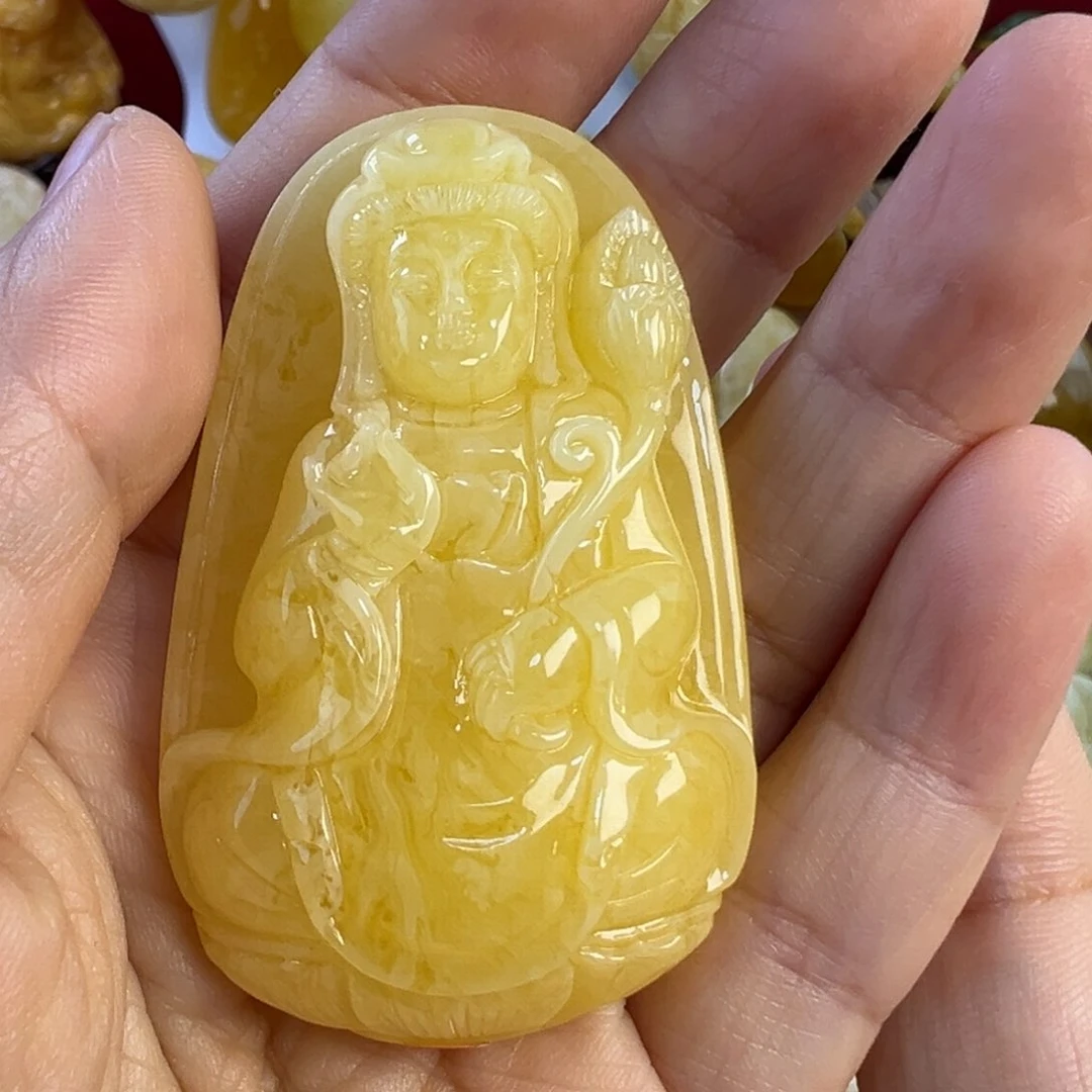 蜜蜡吊坠(不含链)未镶嵌