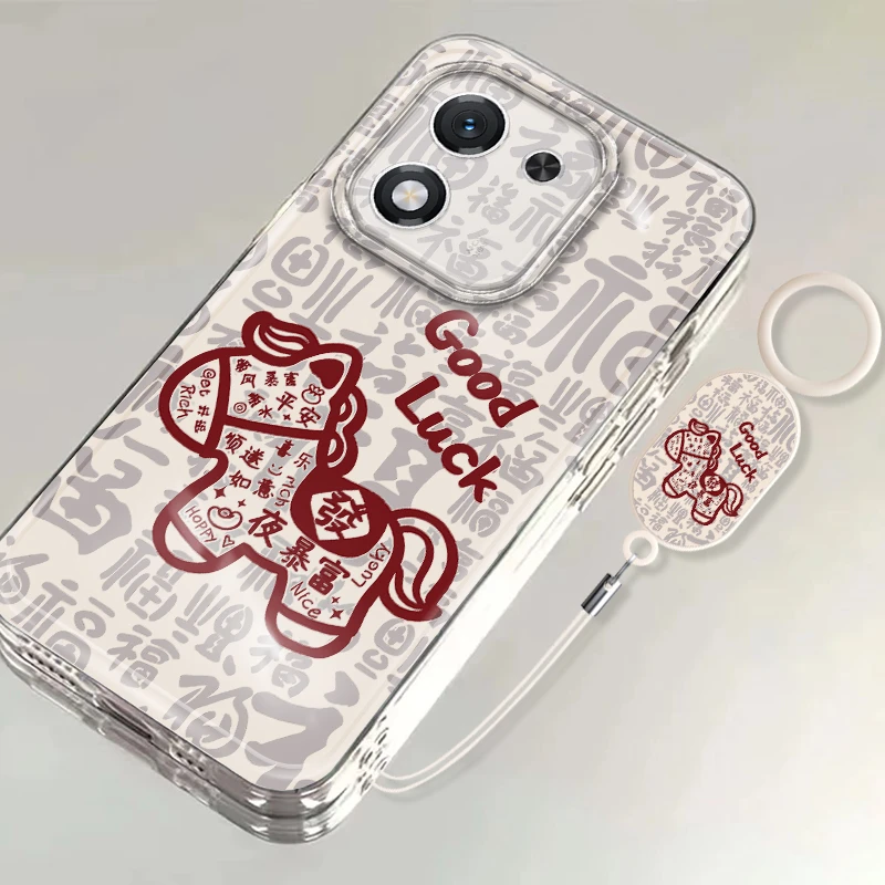 祝福小马适用于荣耀X70i手机壳新款X70创意X60pro高颜值X60i全包