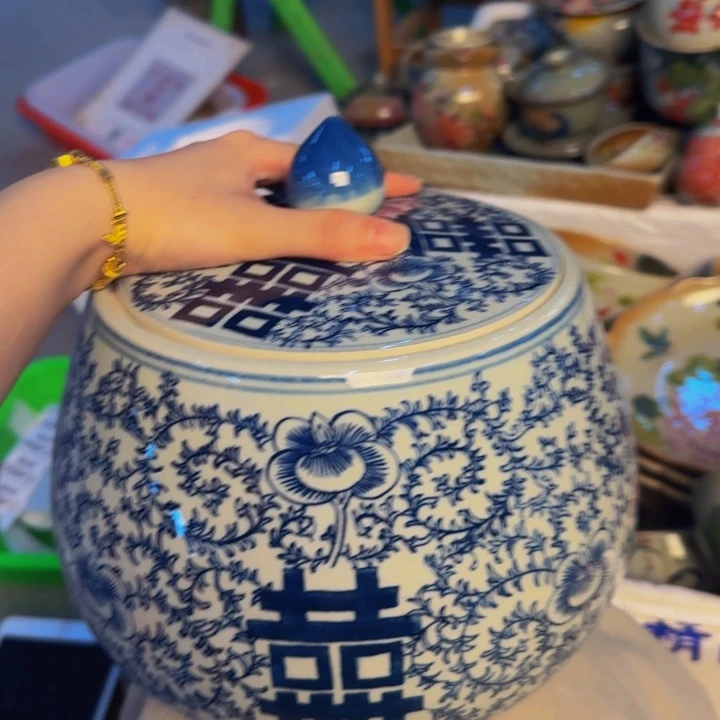 瓷片手工手绘细微不一样