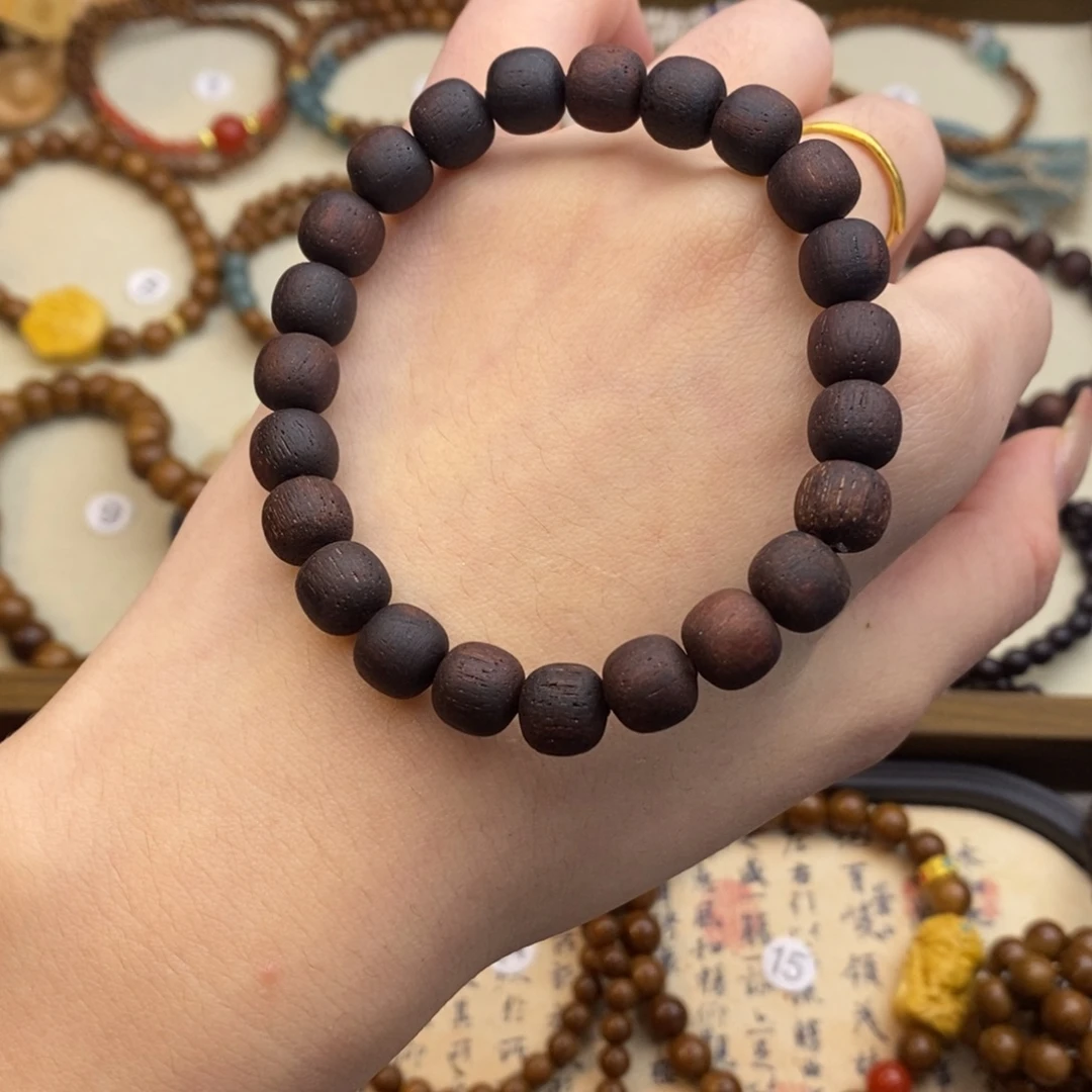 未镶嵌降真香手串桶珠8.9