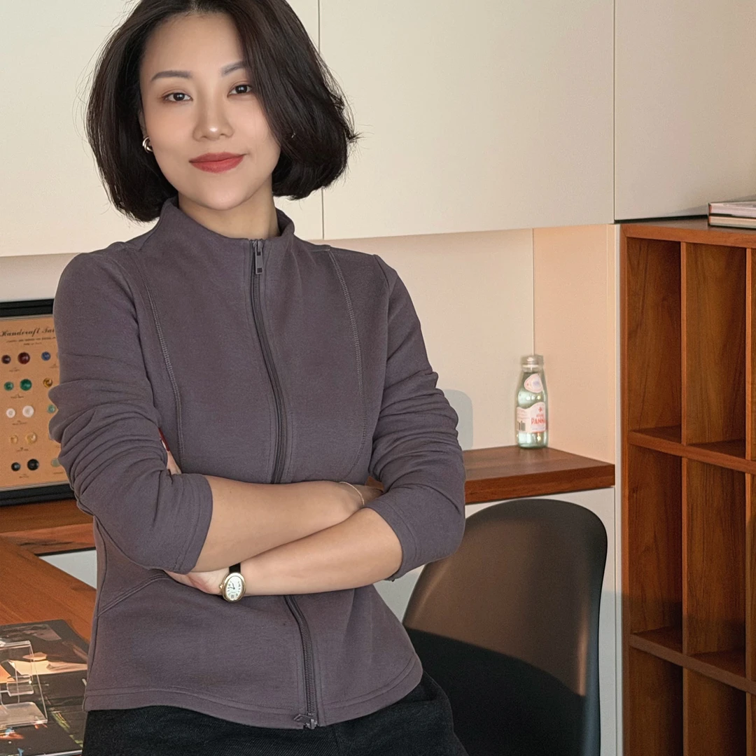 XIYE&W【肉桂卷拉链衫】卫衣