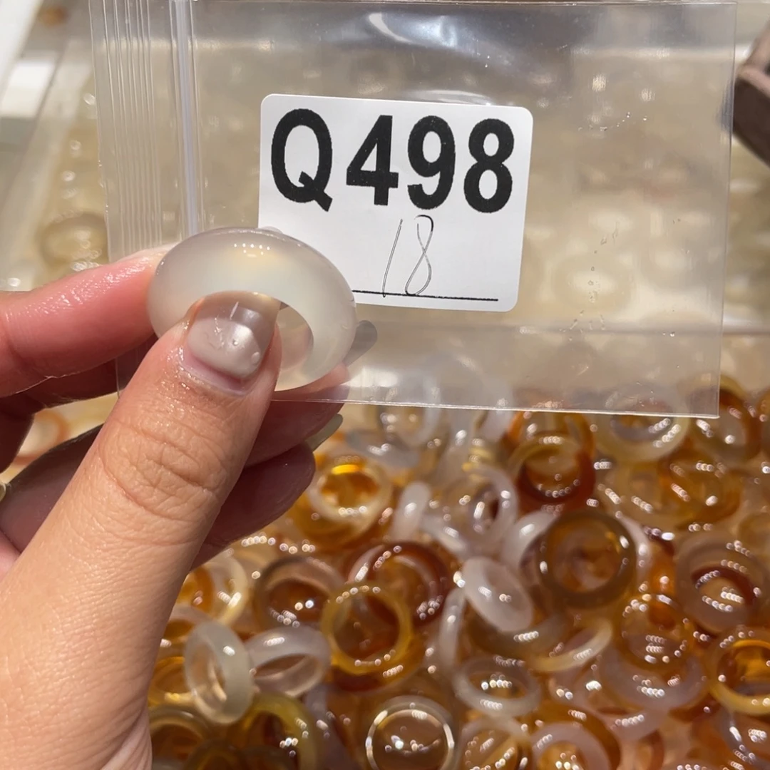 玛瑙/玉髓未镶嵌戒指498