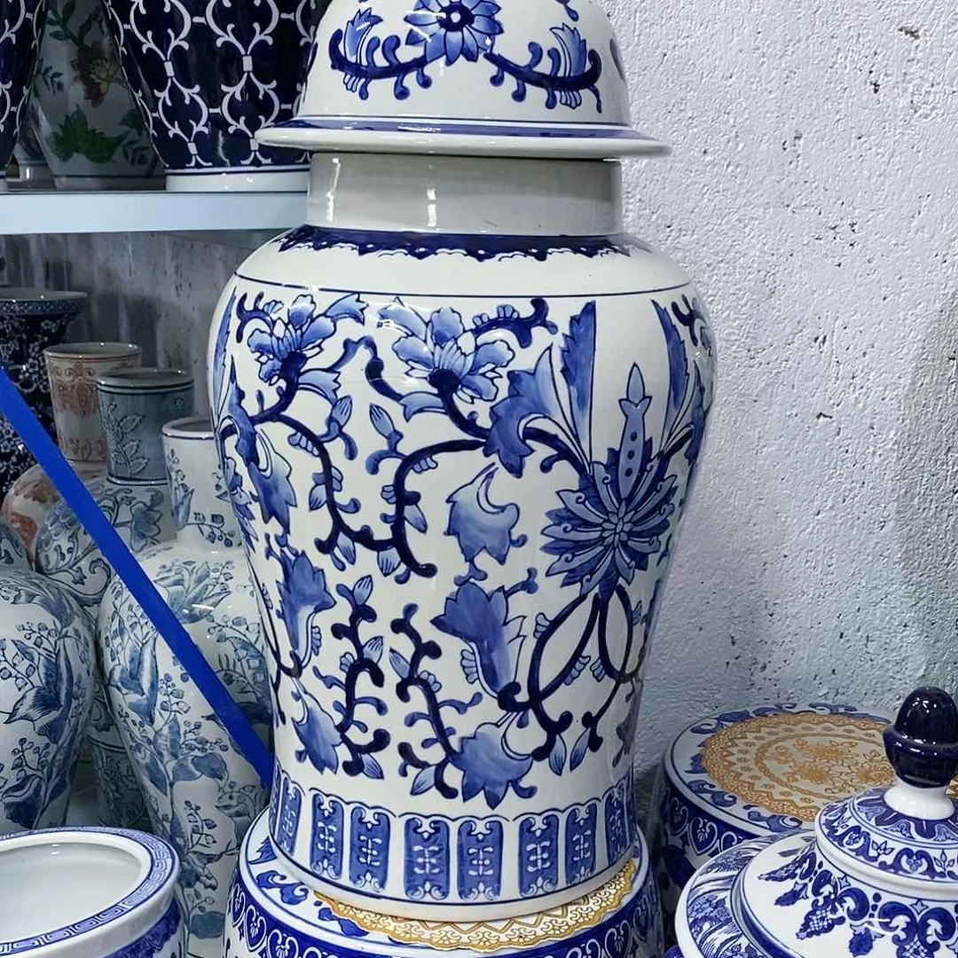 【闪购商品】摆件：*龙将军罐瓷器摆件………………………………