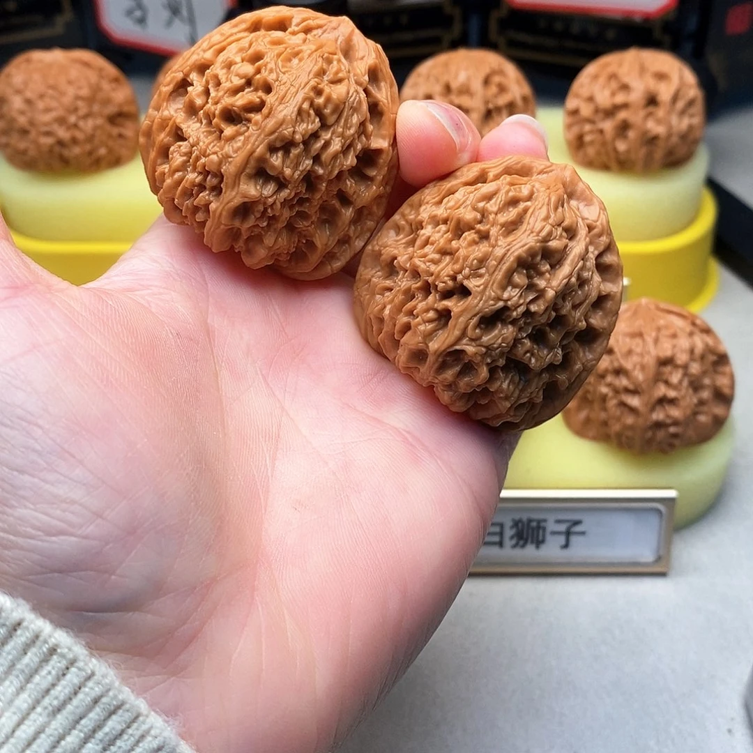 文玩核桃吊坠41尺全品南疆石48.8克144号