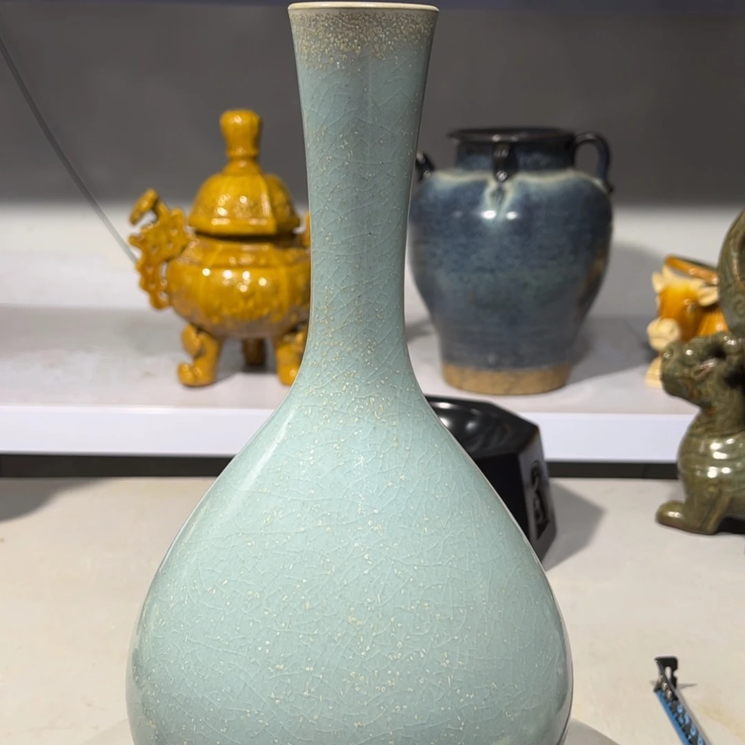 瓶郡*汝窑瓷器品相完美