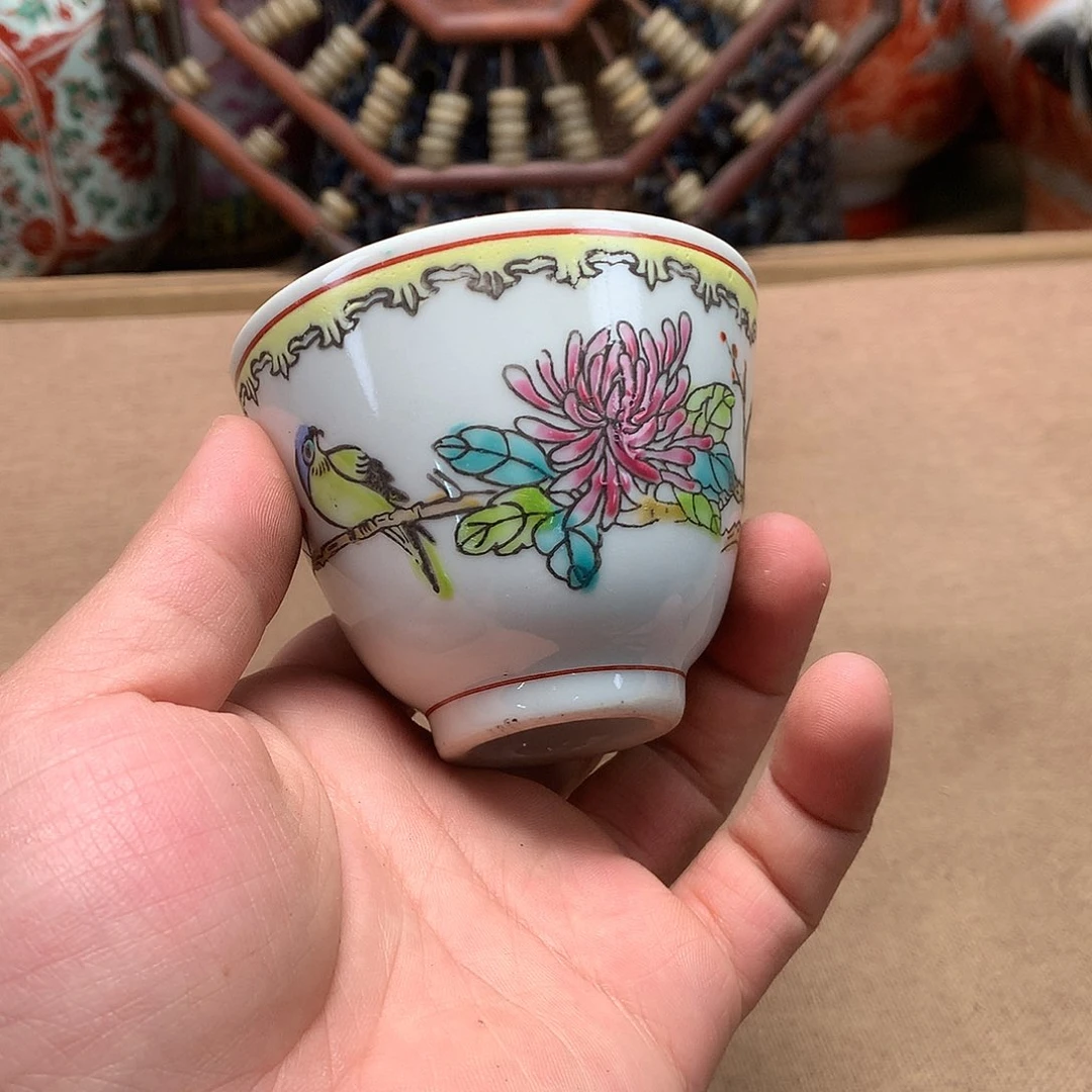 盘景德镇陶瓷杯子