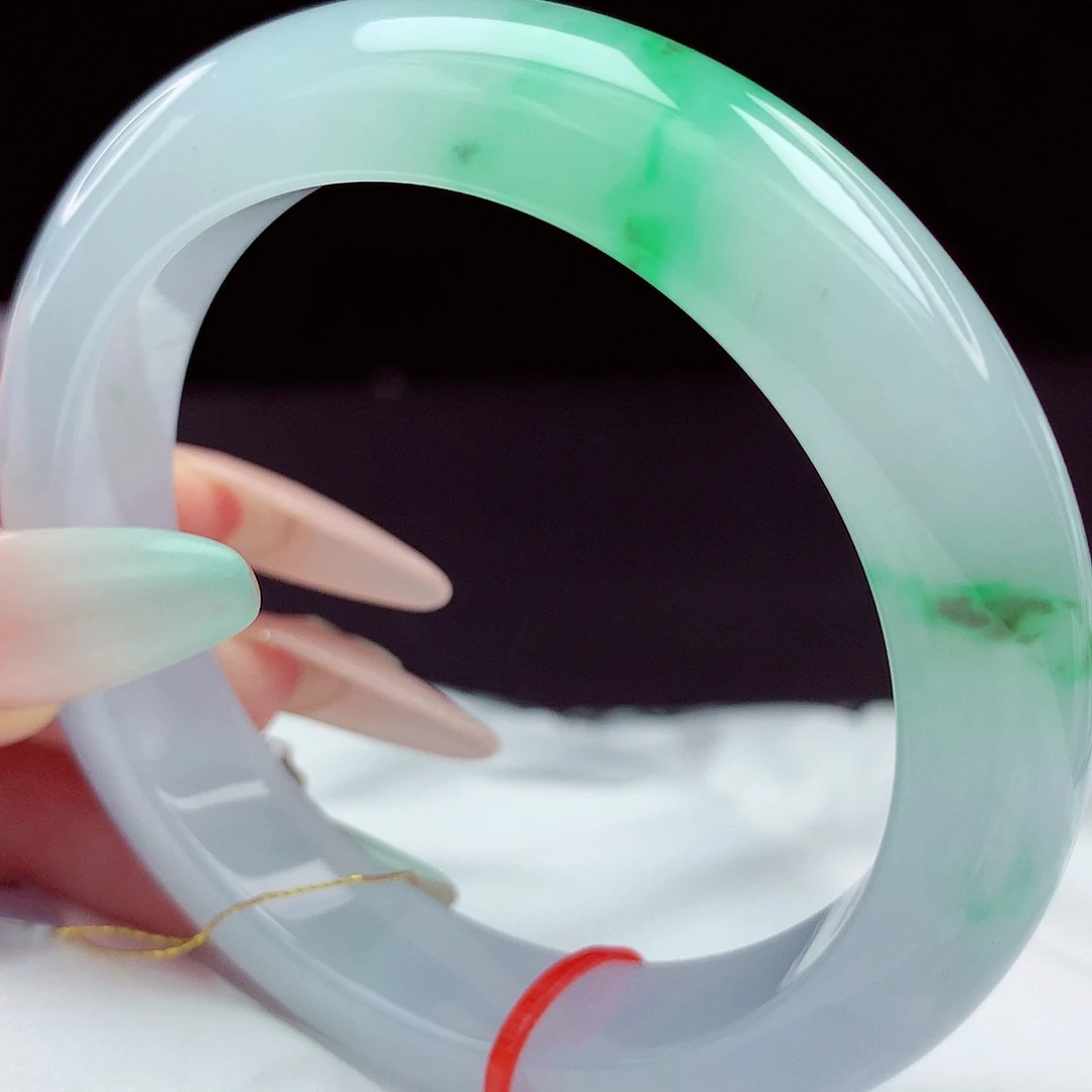 翡翠未镶嵌手镯56圈860