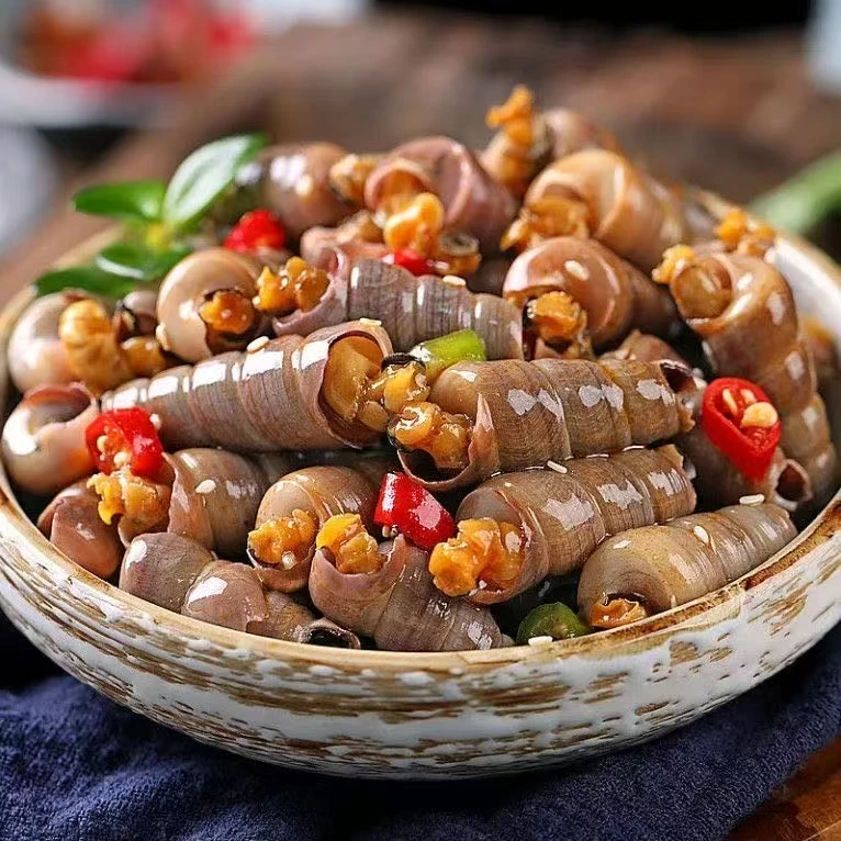 连云港发货 麻辣钉螺 鲜香美味海鲜 开罐即食 300g/罐 到手8罐