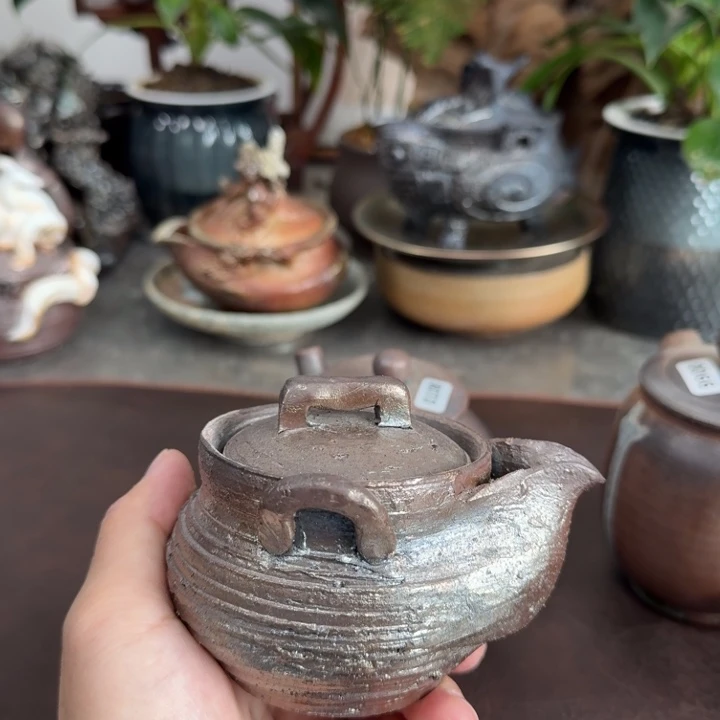 陶盘柴烧福利心哦多多