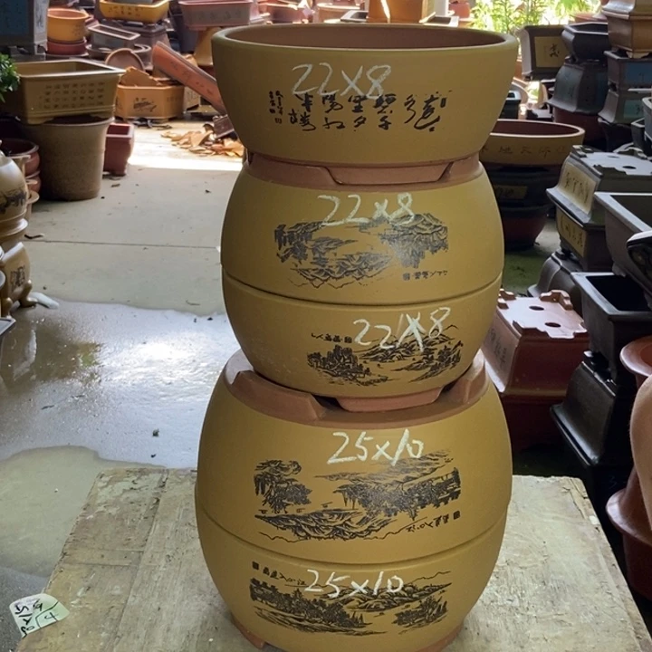 紫砂花盆紫砂紫砂