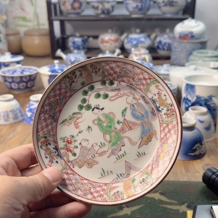 青花瓷器杯子茶具