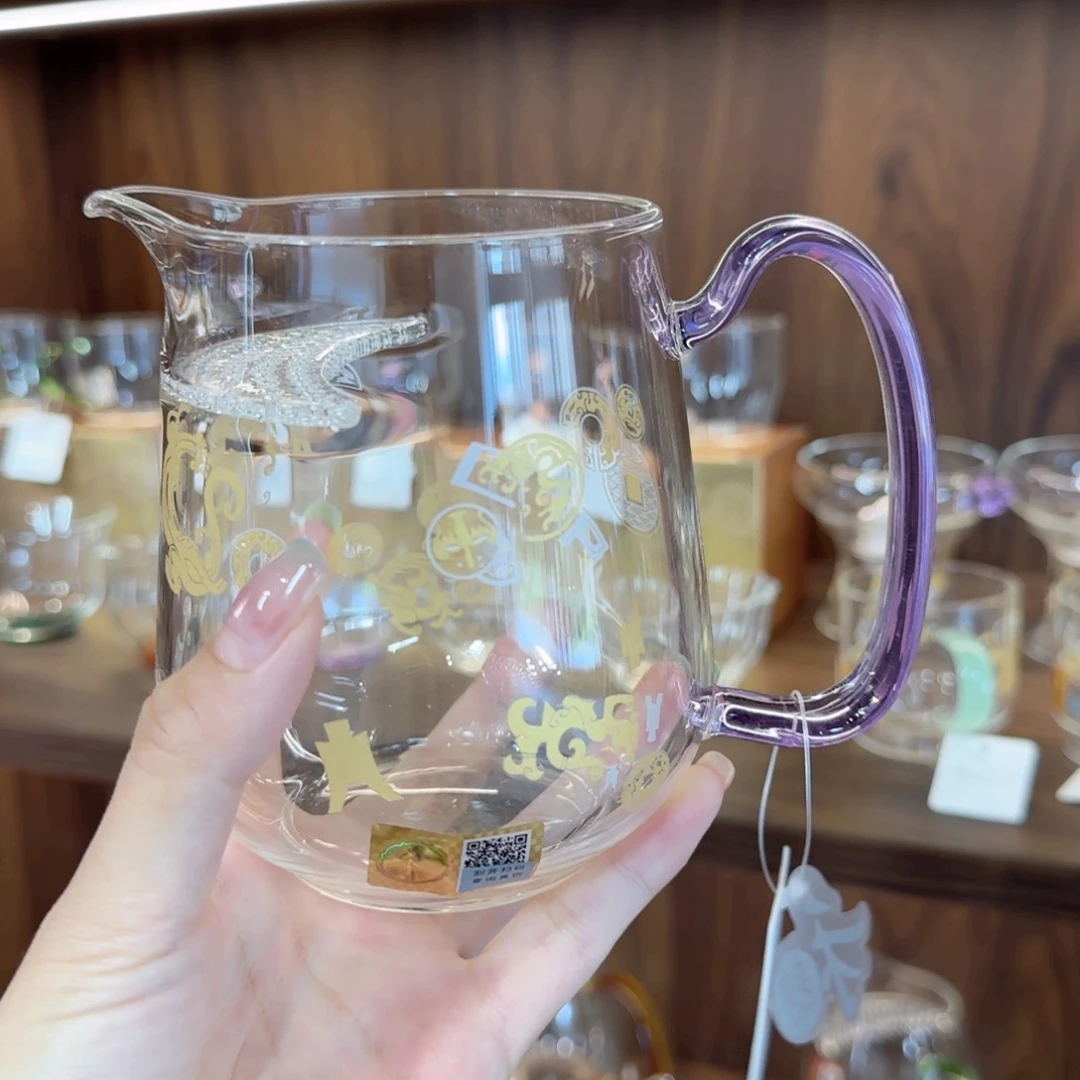 禾器瑞币纹浅紫色丰然