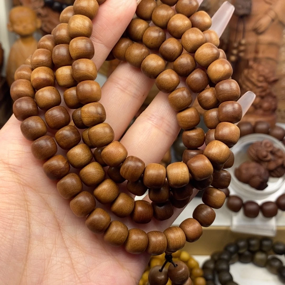 手串/手链檀香木迈索尔老山檀香0809.108奶香，微微瑕