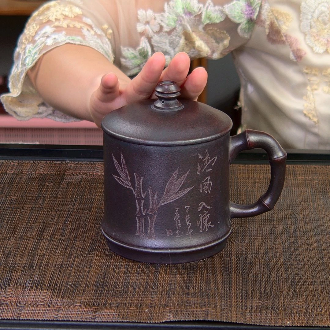 茶杯紫砂高货放漏