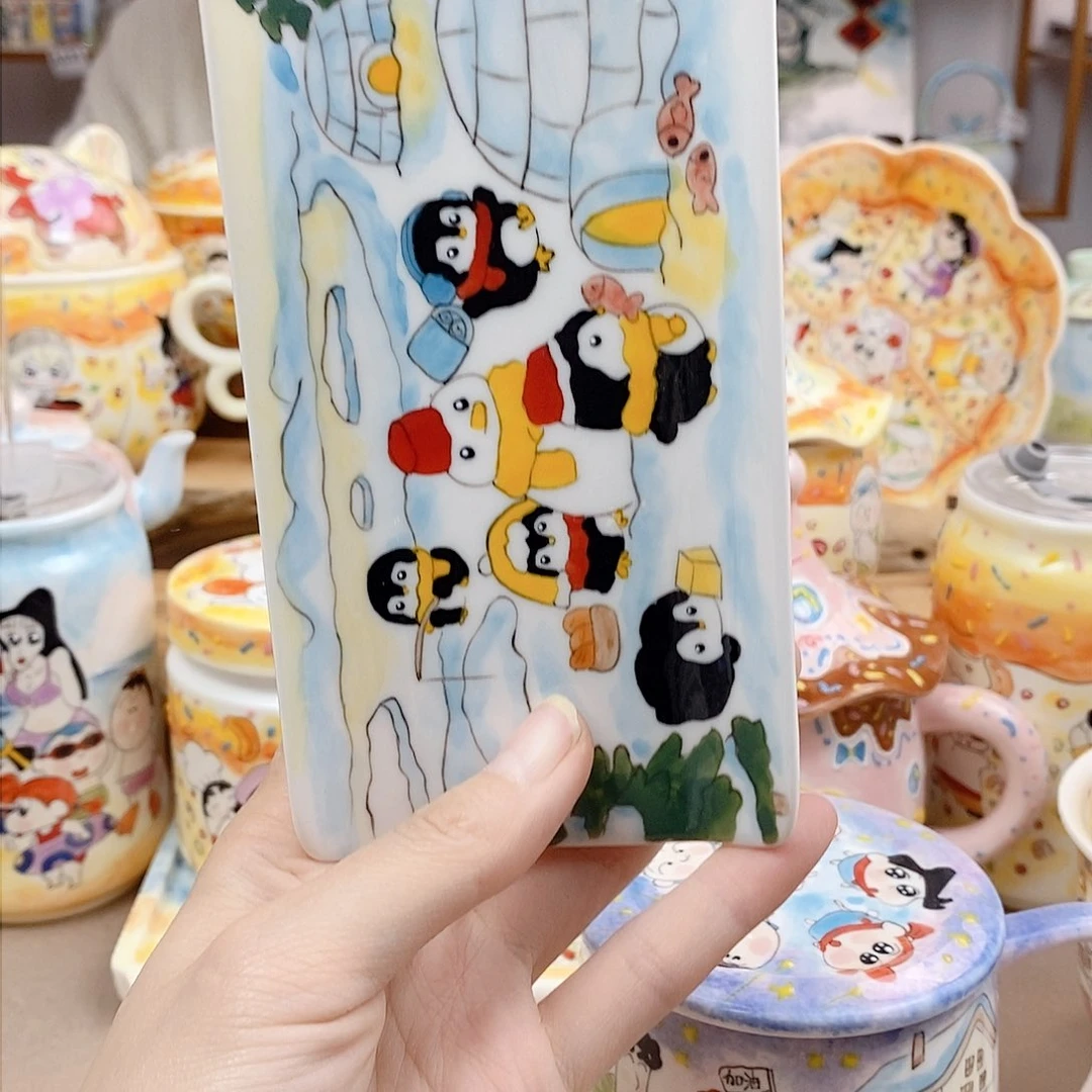 杯董董文创手绘陶瓷