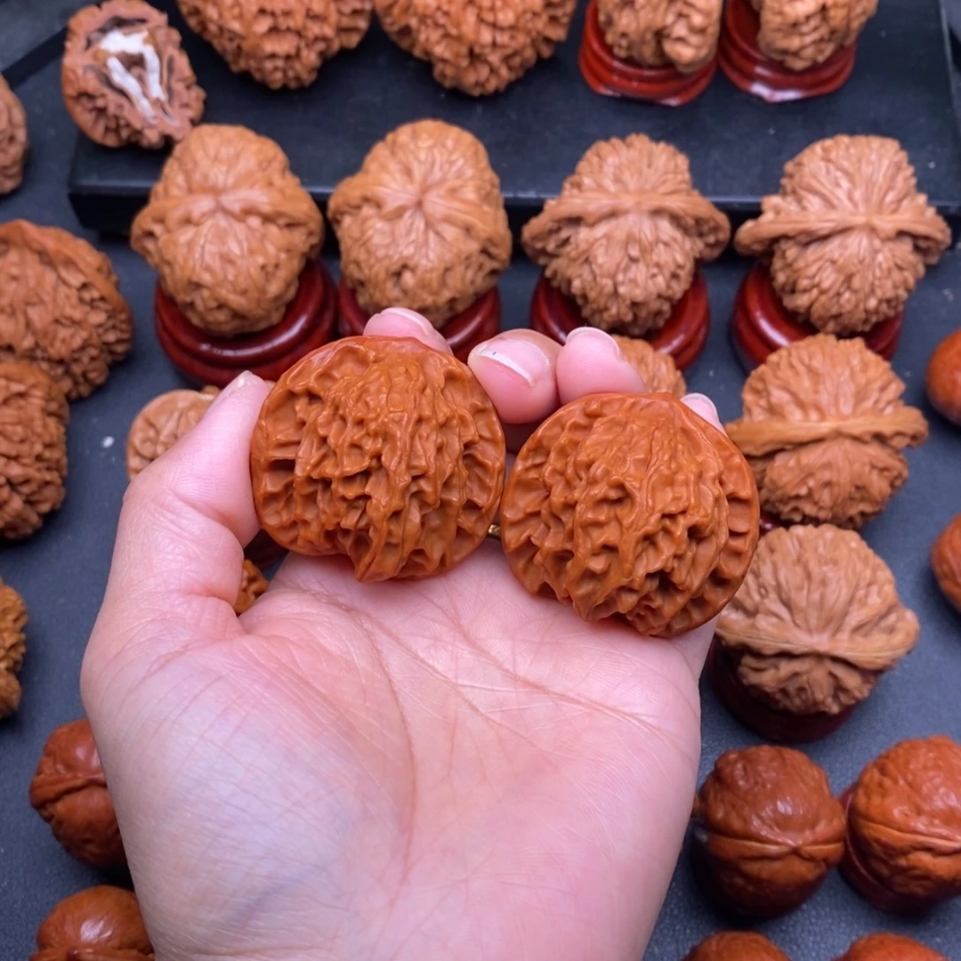 把件文玩核桃40公子帽