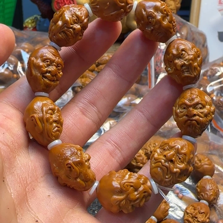 橄榄核手串/手链双面罗汉